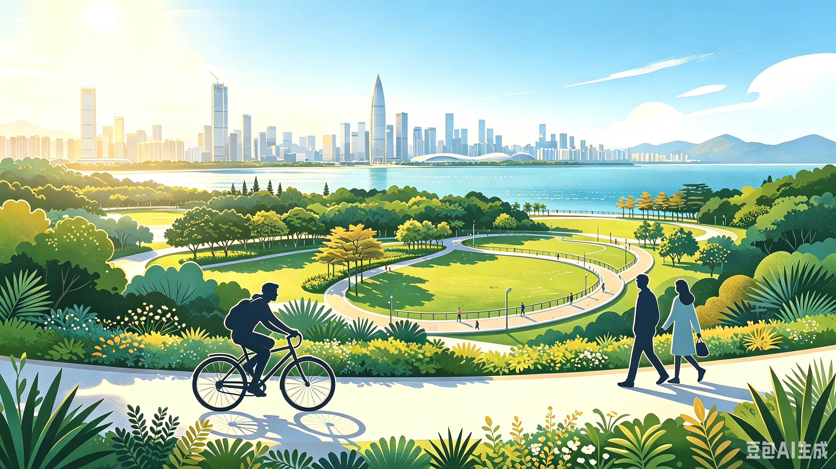 深圳全域生态公园 红树林 城市绿地景观